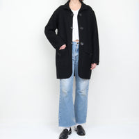 Black Wool Cardigan / Jacket XL