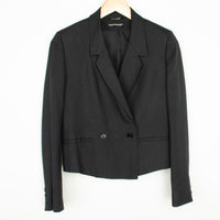 Black Crop Blazer