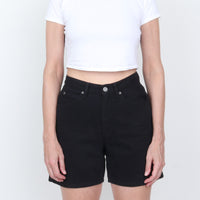 Black Denim Shorts