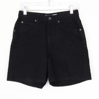 Black Denim Shorts
