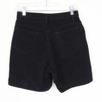 Black Denim Shorts