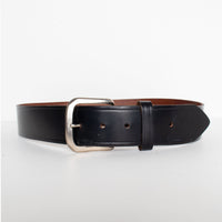 Black Leather Belt XL
