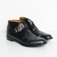 Black Leather Ankle Boot 38