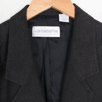 Black Linen Blazer M