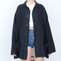 90s Oversize Linen Jacket