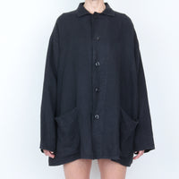 90s Oversize Linen Jacket