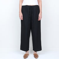 Black 100% Linen Pant