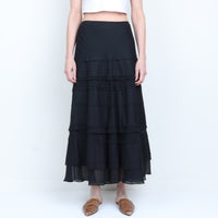 Linen/Cotton Maxi Skirt