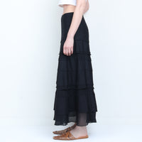 Linen/Cotton Maxi Skirt