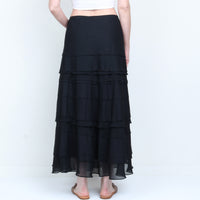 Linen/Cotton Maxi Skirt