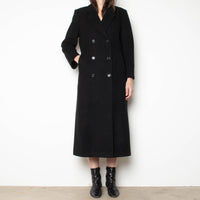 Black Cashmere/Wool Coat
