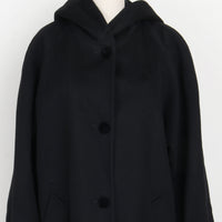 100% Wool Hooded Coat