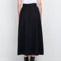 100% Wool Maxi Skirt