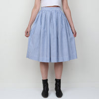 Chambray Stripe Skirt