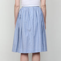 Chambray Stripe Skirt