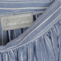 Chambray Stripe Skirt