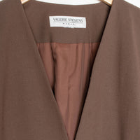 Brown Wool Blazer XL