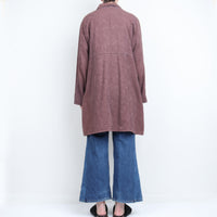 Textured Cotton Duster Jacket