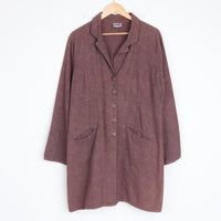 Textured Cotton Duster Jacket