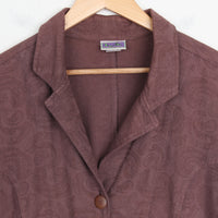 Textured Cotton Duster Jacket