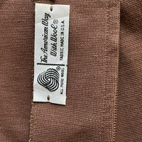 Brown Wool Knit Jacket S