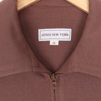 Brown Wool Knit Jacket S