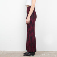 Chevron Knit Maxi Skirt