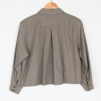 Cropped Wide Shirt Jacket