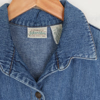 Denim Shorts Romper