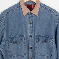 Denim Flannel Lined Shirt/Jacket