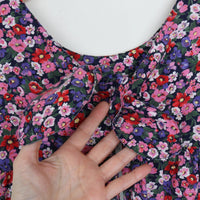 80s Floral Jumpsuit Size 10