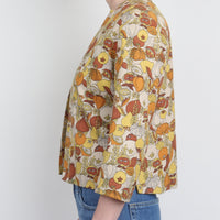 1960s Fruit Print Jacket M