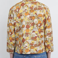 1960s Fruit Print Jacket M