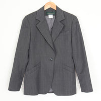 Charcoal Wool Blazer S