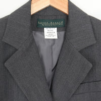 Charcoal Wool Blazer S