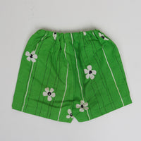 70s Flower Print Shorts Size 6/7