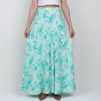 70s Floral Vera Maxi Skirt