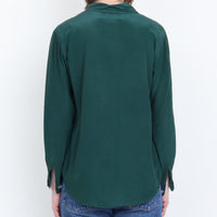 Forest Silk Blouse