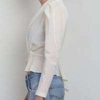 Puff Sleeve Peplum Top
