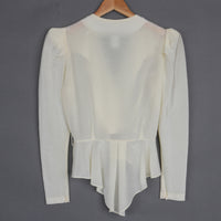 Puff Sleeve Peplum Top