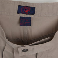 Pleated Khaki Shorts