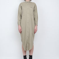 80s Khaki Shirtdress