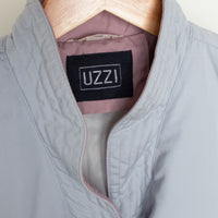 80s Pale Blue Trench Coat