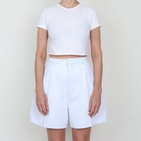 80s Light Denim Shorts L