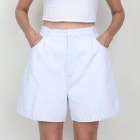 80s Light Denim Shorts L
