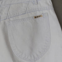 80s Light Denim Shorts L
