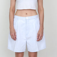 80s Light Denim Shorts L