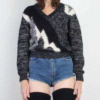 Lightning Intarsia Knit