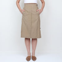 70s Linen/Cotton Skirt