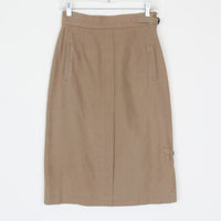 70s Linen/Cotton Skirt